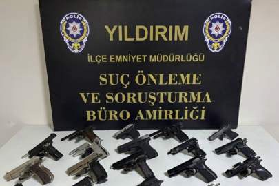 Bursa’da kaçak silah atölyesine baskın: Çok sayıda mühimmat ele geçirildi!