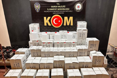Bursa’da sahte içki operasyonu! Takibe alınan araçta ele geçirildi