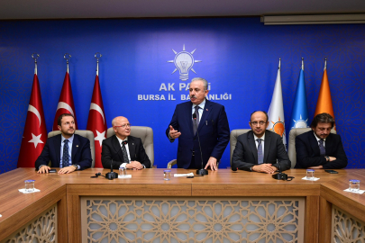Mustafa Şentop AK Parti Bursa İl Başkanlığı’nı ziyaret etti