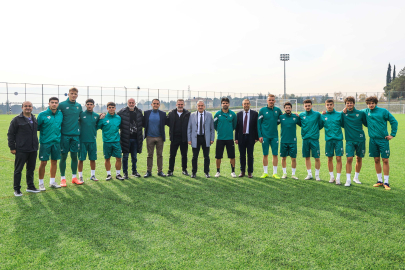 BUÜ’den Bursaspor’a destek ziyareti!