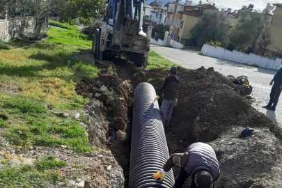 Edremit Belediyesi’nden Narlı’ya su baskını önlemi!