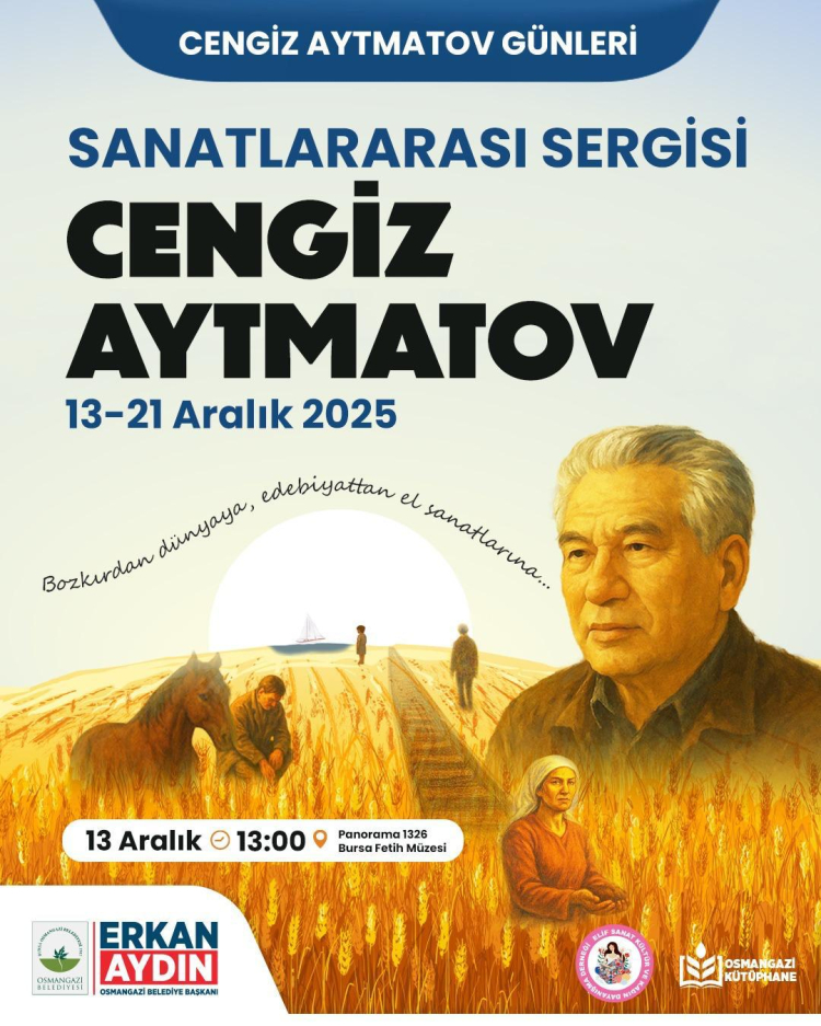 Osmangazi, ‘Cengiz Aytmatov Günleri’ne ev sahipliği yapacak-Bursa Hayat-2