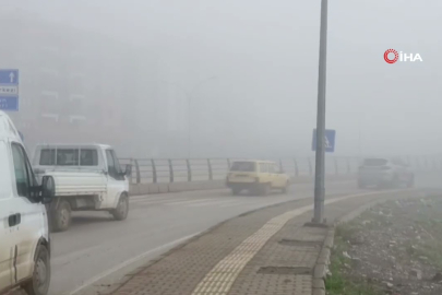 Kahramanmaraş’ta sis etkisini gösterdi