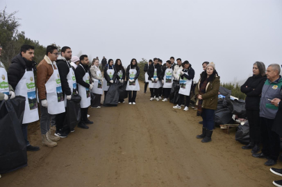 Karacabey'de öğrencilerden doğaya büyük destek