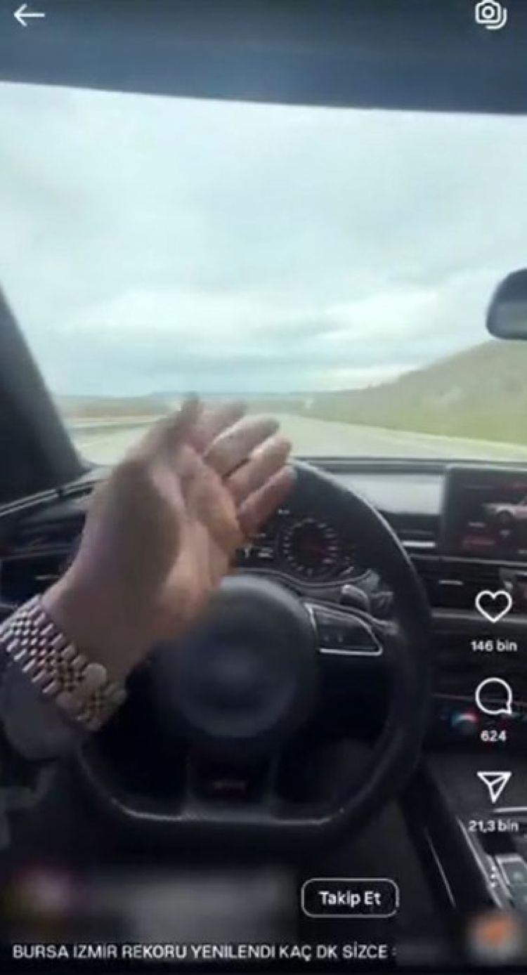 Bursa’da otobanda hız şovu pahalıya patladı!-Bursa Hayat-2