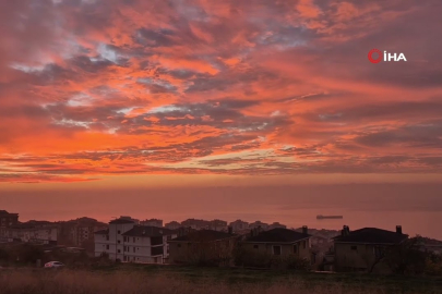 Tekirdağ’dan muhteşem manzara! Renklerin büyüsü