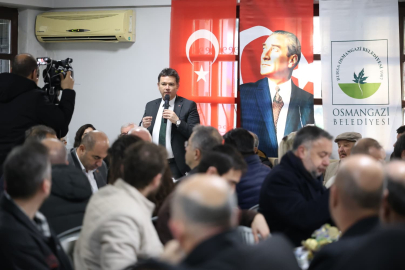 Başkan Aydın: ‘Osmangazi ve Bursa’mıza 7/24 hizmet çabası içindeyiz’