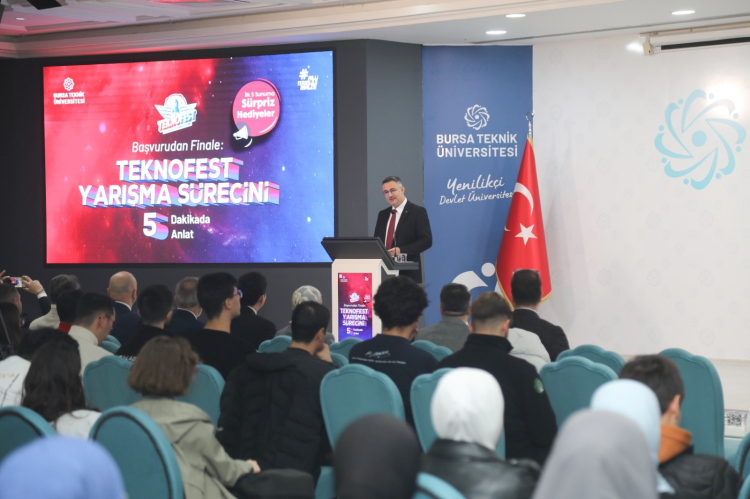 BTÜ’de ‘TEKNOFEST Yarışma Sürecini 5 Dakikada Anlat’ etkinliği -Bursa Hayat-2