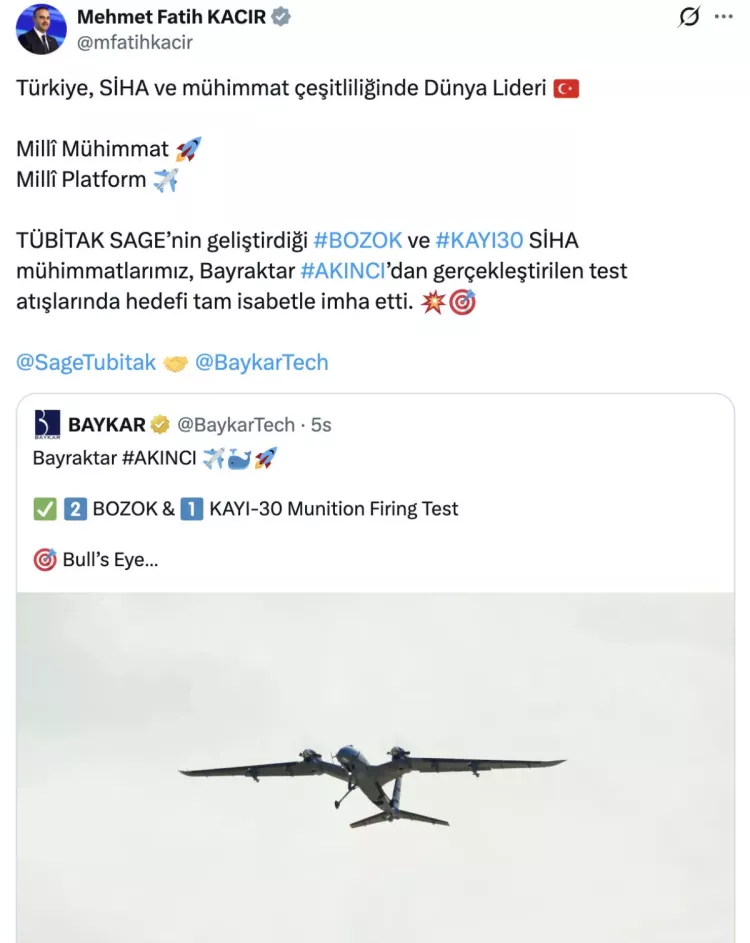 Savunma sanayiimizden bir yeni başarı! Hedefe tam isabet-Bursa Hayat-2