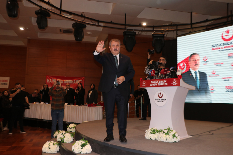 BBP Bursa Kongresi'nde Destici konuştu: Asgari ücret yüzde 50 artırılsın-Bursa Hayat-4