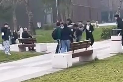 Bursa’da yumruk ve tekmelerle birbirlerine saldırdılar