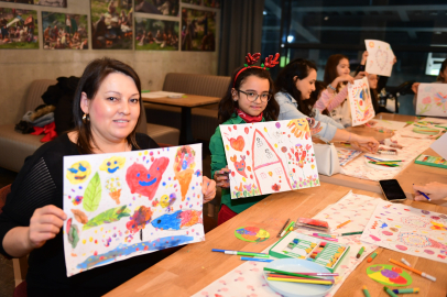 Osmangazi’de anne çocuk sanat atölyesinden renkli deneyim