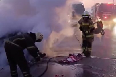 Bursa Nilüfer’de yolda korkutan anlar