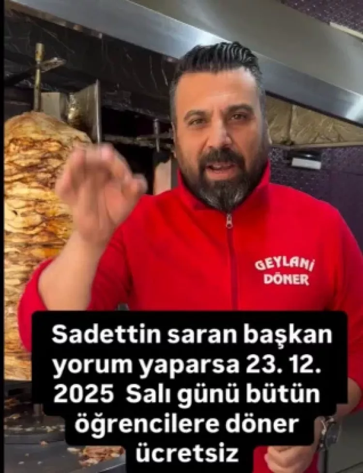 Saran’ın yorumu sosyal medyada gündem oldu: 100 kilo döner hazır!-Bursa Hayat-2