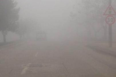 Bursa İnegöl’de yoğun sis!