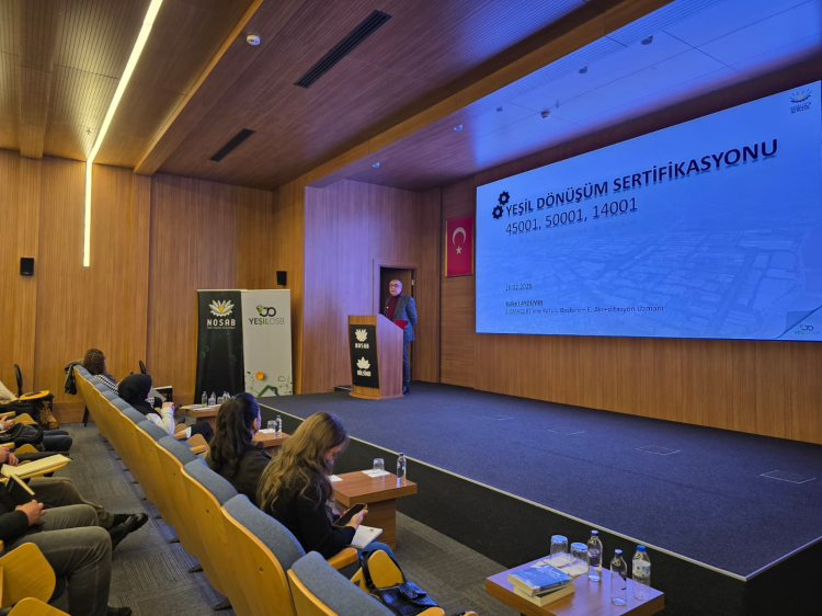 NOSAB Akademi’den firmalara yol haritası olacak yeşil dönüşüm semineri - Bursa Hayat Gazetesi-4