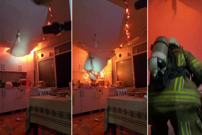 Bursa'da facia kıl payı atlatıldı! Alevlerin arasında burun buruna