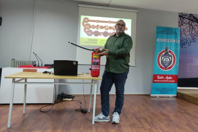 Orhangazi’de birinci seviye yangın söndürme eğitimi