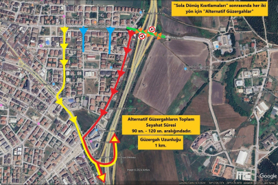 Görükle–Uludağ Üniversitesi kavşağında trafik düzeni değişiyor