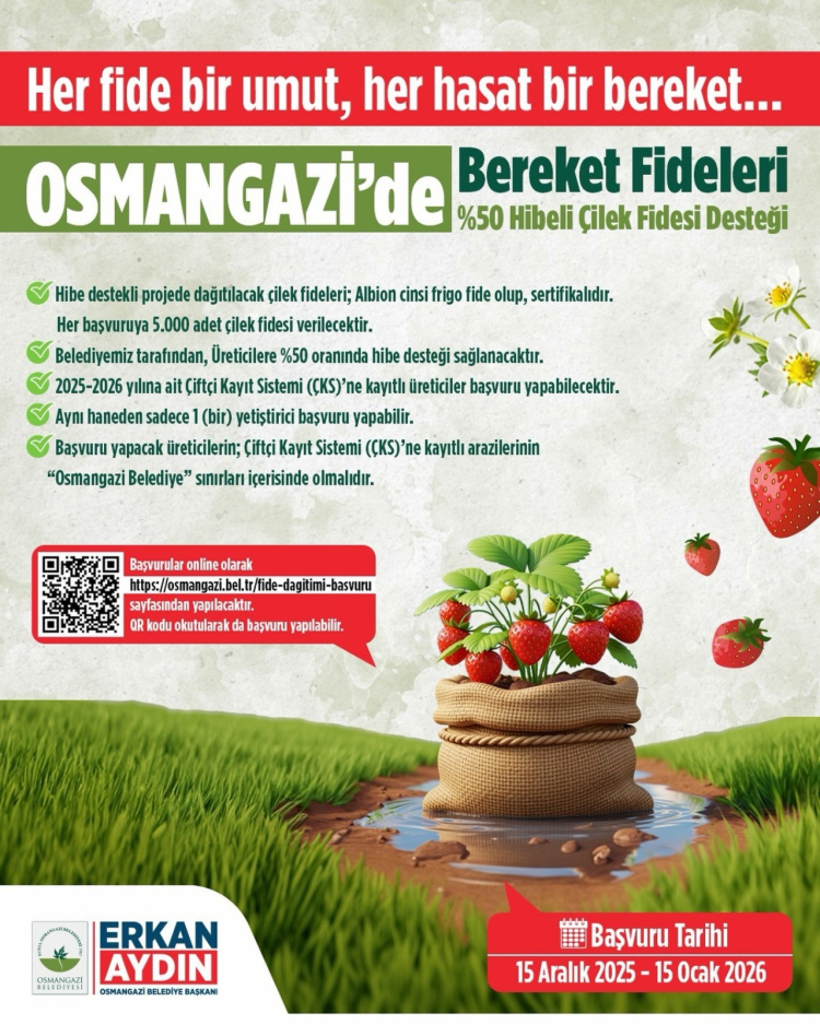Osmangazi’de tarıma destek: Hibe başvuru süreci açıklandı!-Bursa Hayat-2