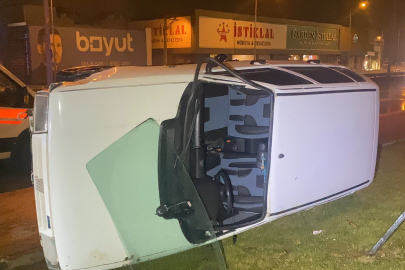 Bursa’da korkutan kaza: Takla atan araçtan mucizevi kurtuluş