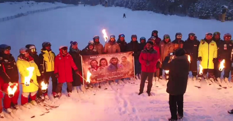 Genç kayakçılar, Bursa’da yitirdiği canlarını unutmadı -Bursa Hayat-3