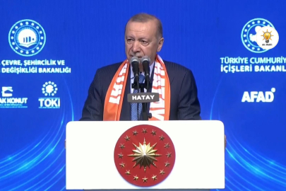 Cumhurbaşkanı Erdoğan Hatay’da: 455 bininci afet konutu teslim edildi