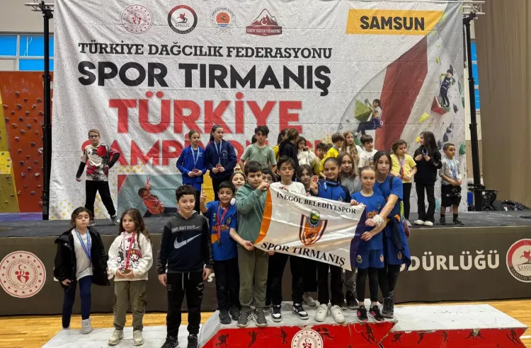 İnegöl Belediyespor spor tırmanışta zirvede: 3 Türkiye Şampiyonluğu!-Bursa Hayat-3