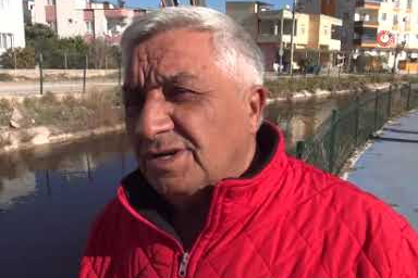 Göksu Nehri’nde endişe yaratan görüntü! Su siyah aktı