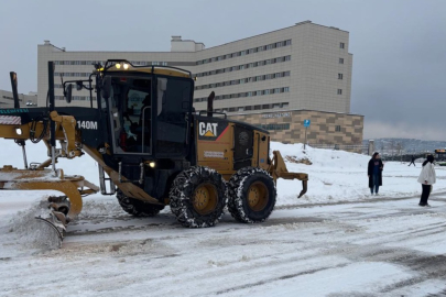 Nilüfer’de kar ve buzlanmaya karşı ekipler seferber oldu