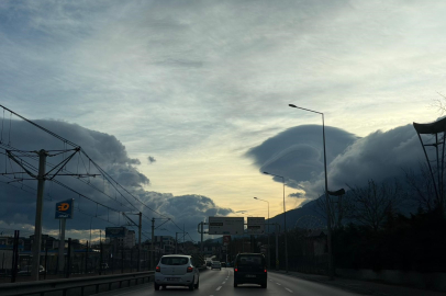 Bursa’da gökyüzü farklı bir görünüme büründü