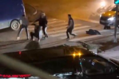 Bursa Yıldırım’da trafikte gerginlik! Kavga sırasında çocuk yola savruldu