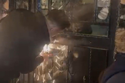 Film sahnelerini aratmayan kumar operasyonu: Kapıyı keserek girdiler!