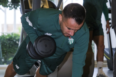 Bursaspor Antalya kampında kuvvet çalışması yaptı