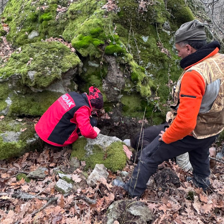 İnegöl’de mahsur kalan iki av köpeği 7 saatlik operasyonla kurtarıldı - Bursa Hayat Gazetesi-3