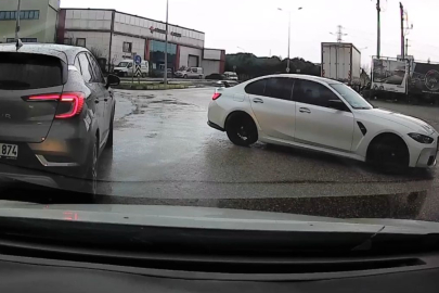 Bursa’da drift terörü! Trafiği birbirine kattı