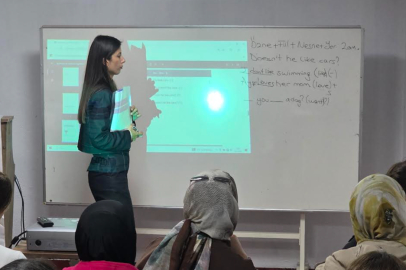 Gemlik’te kadın ve çocuklara yabancı dil desteği