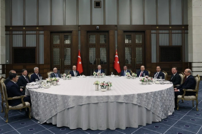 Cumhurbaşkanlığı Külliyesi, devletin zirvesini ağırladı!