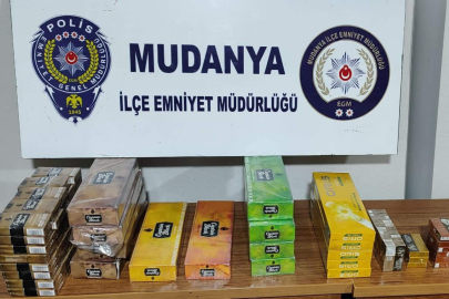 Bursa'da çok sayıda bandrolsüz sigara ele geçirildi