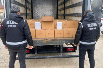 Bursa’da kaçakçılık skandalı: Emniyet 1000 litre etil alkol ele geçirdi!