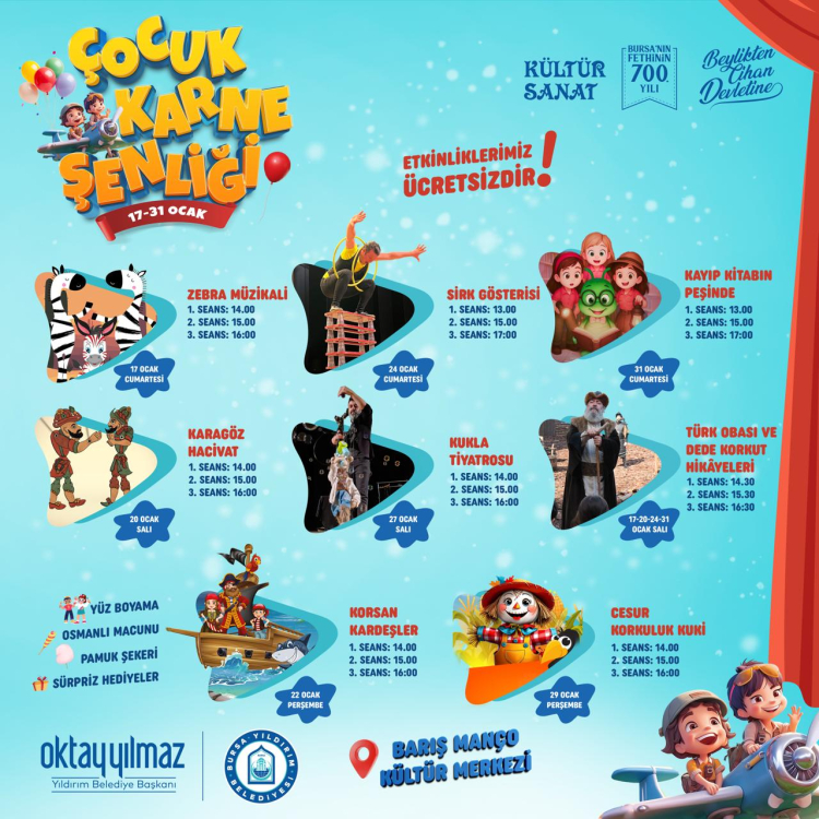 Bursa’da karne sevinci: Başkan Oktay Yılmaz’dan miniklere jest!-Bursa Hayat-5