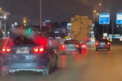 Bursa’da kapasitesinden fazla yükle trafikte tehlike saçtı