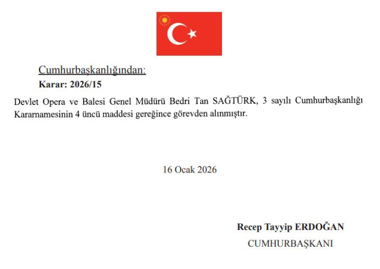 Devlet Opera ve Balesi'nde Tan Sağtürk dönemi sona erdi-Bursa Hayat Gazetesi-2