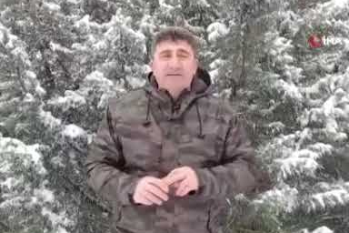 Karaca su kanalında mahsur kaldı, avcılar kurtardı