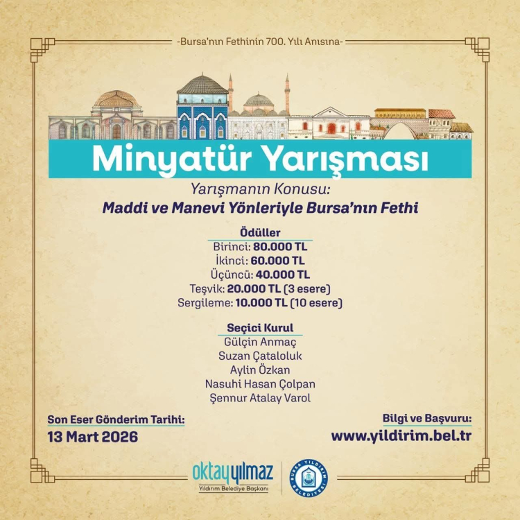 700. Yılda Bursa’nın fethi minyatürlerle anılıyor!-Bursa Hayat-2