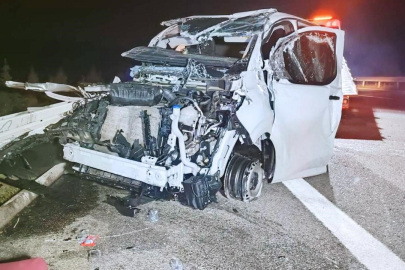 Bursa’da film gibi kaza: Takla atan zırhlı araçtaki 8 kilo altın kayıp!