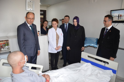 Bursa'da kanser hastalarına anlamlı ziyaret!