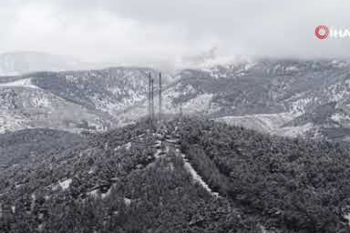 Pozantı’da kış manzarası!