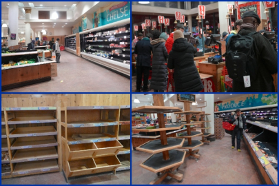 ABD’de kar alarmı! Süpermarketlerde raflar boşaldı