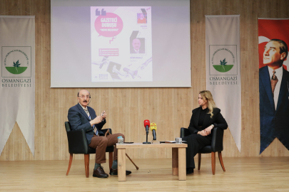 Osmangazi’de medya sohbeti! Hüsnü Mahalli’den gazetecilik dersleri